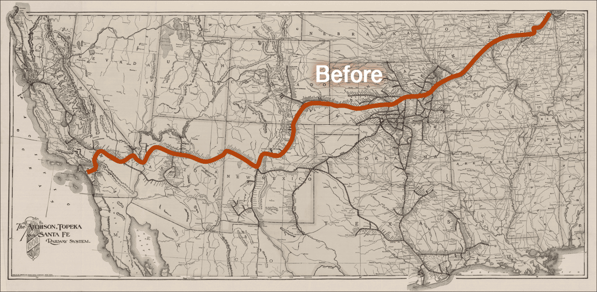 The Southern Transcon has continually evolved in its more the 100-year history. The Southern Transcon has continually evolved in its more the 100-year history.