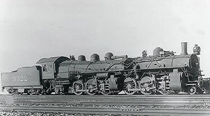 A Santa Fe jointed locomotive A Santa Fe jointed locomotive