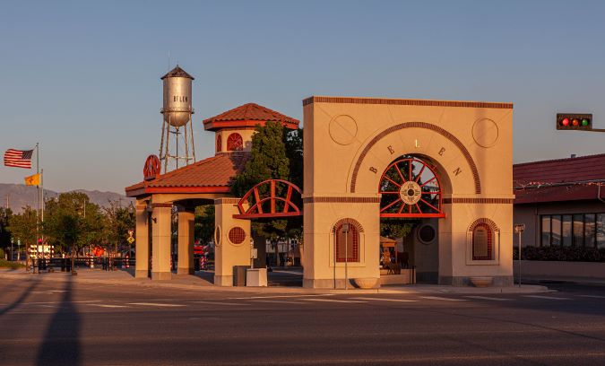 In Belen, New Mexico at sunset. In Belen, New Mexico at sunset.