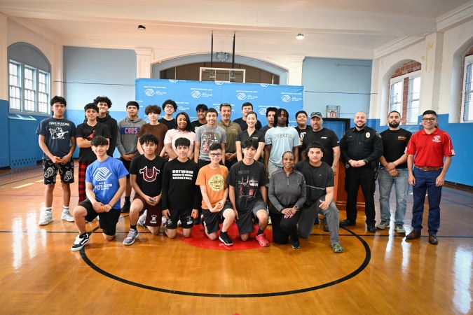 Cicero Boys Club members gathered to learn about career opportunities on the railroad. Cicero Boys Club members gathered to learn about career opportunities on the railroad.