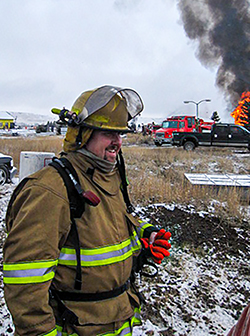 Brant Pierson is a volunteer firefighter at the Deer Lodge Volunteer Fire Department in Montana. Brant Pierson is a volunteer firefighter at the Deer Lodge Volunteer Fire Department in Montana.
