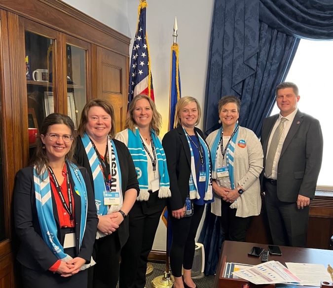 Butenas at the U.S. Capitol in Washington D.C. with representatives of Habitat for Humanity and U.S. Rep. Brad Finstad. Butenas at the U.S. Capitol in Washington D.C. with representatives of Habitat for Humanity and U.S. Rep. Brad Finstad.
