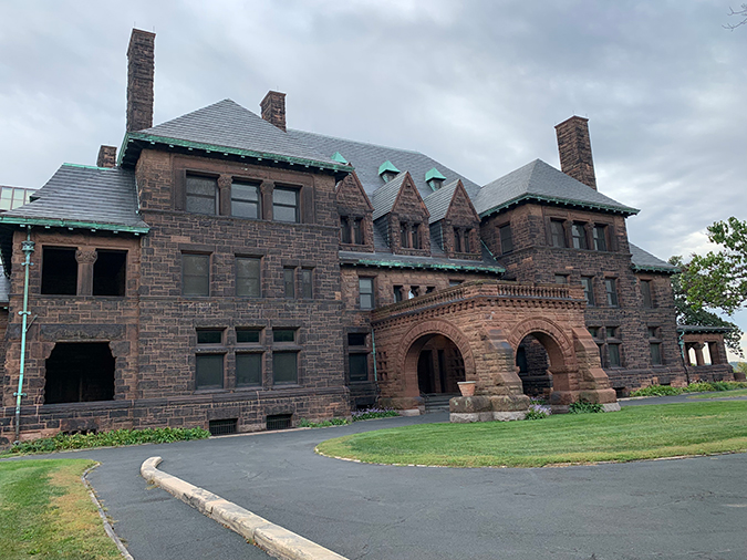 The James J. Hill house in St. Paul today. The James J. Hill house in St. Paul today.