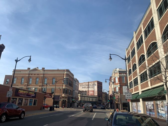La Crosse’s downtown today. La Crosse’s downtown today.
