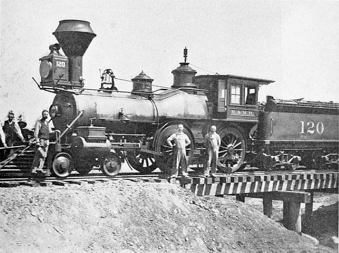 The Burlington and Missouri River Railroad circa 1886