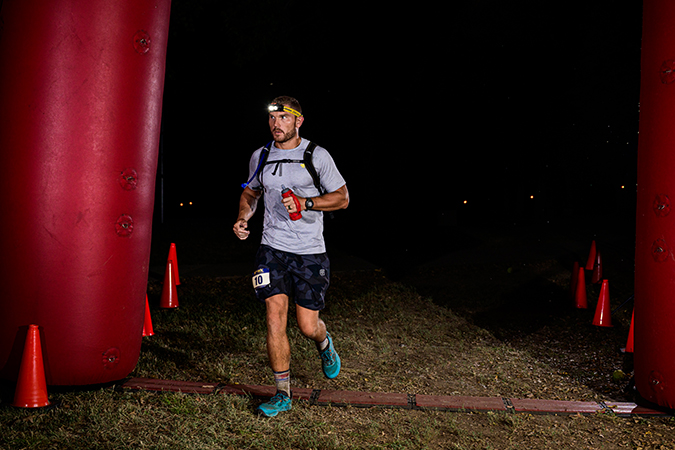 Completing the third of four 25-mile loops in The Hawk. Photo by Kristi Mayo / Mile 90 Photography Completing the third of four 25-mile loops in The Hawk. Photo by Kristi Mayo / Mile 90 Photography