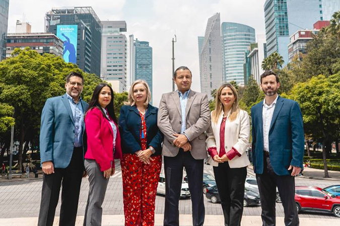 From left: Victor Valdes, director, Mexico Market; Laura Hernandez, manager, Mexico Market, Mexico City; Elisa Angles, manager, Mexico Market, Queretaro; and Antonio Gomez, manager, Mexico Market, Mexico From left: Victor Valdes, director, Mexico Market; Laura Hernandez, manager, Mexico Market, Mexico City; Elisa Angles, manager, Mexico Market, Queretaro; and Antonio Gomez, manager, Mexico Market, Mexico