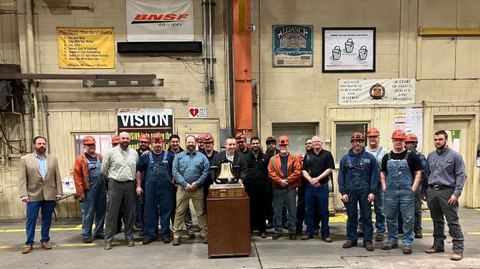 Powder River Division Field Mechanical employees at Alliance, Nebraska. Powder River Division Field Mechanical employees at Alliance, Nebraska.