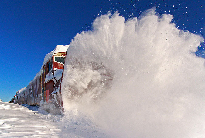 Rotary snowplow Rotary snowplow