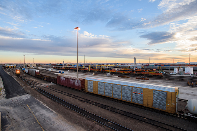 Alliance Yard in Haslet, Texas Alliance Yard in Haslet, Texas