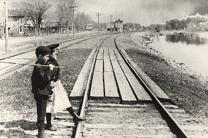 Photo Courtesy of Wayzata Historical Society: Tracks in 1910 Photo Courtesy of Wayzata Historical Society: Tracks in 1910