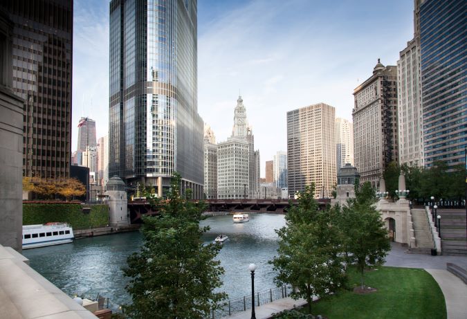 The Chicago River The Chicago River