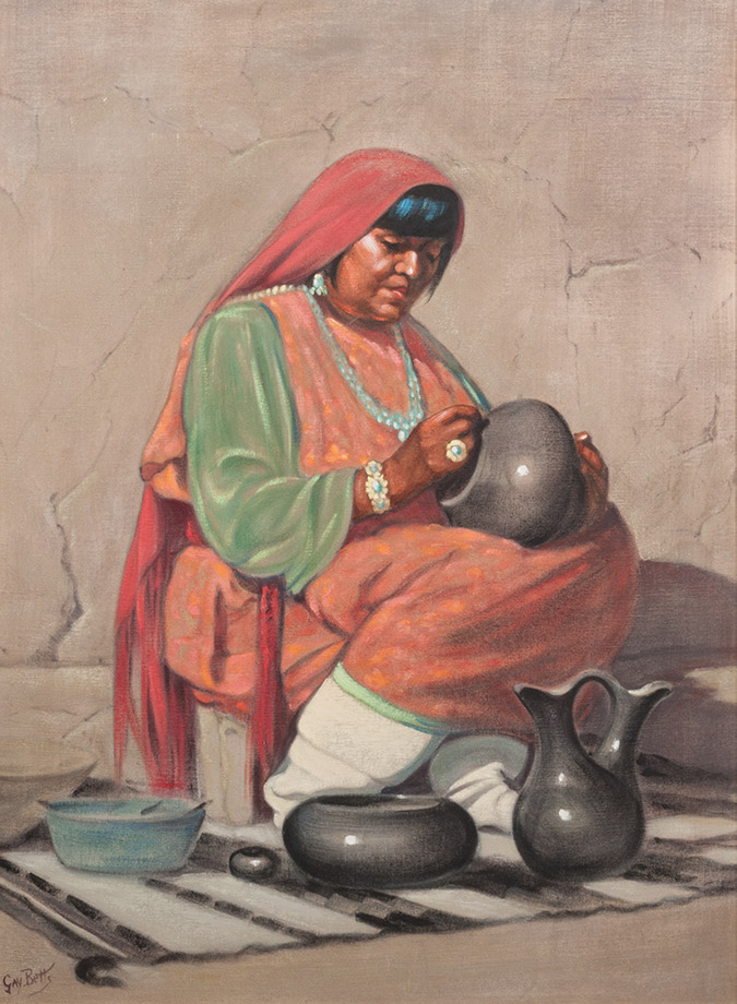 Maria Martinez, 1951; oil on canvas; 36 x 48 inches Maria Martinez, 1951; oil on canvas; 36 x 48 inches