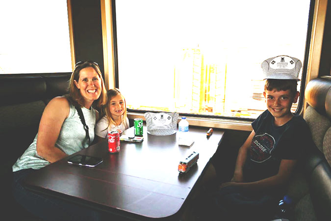 The Meissner family on the BNSF Employee Appreciation Special in Laurel, Montana The Meissner family on the BNSF Employee Appreciation Special in Laurel, Montana